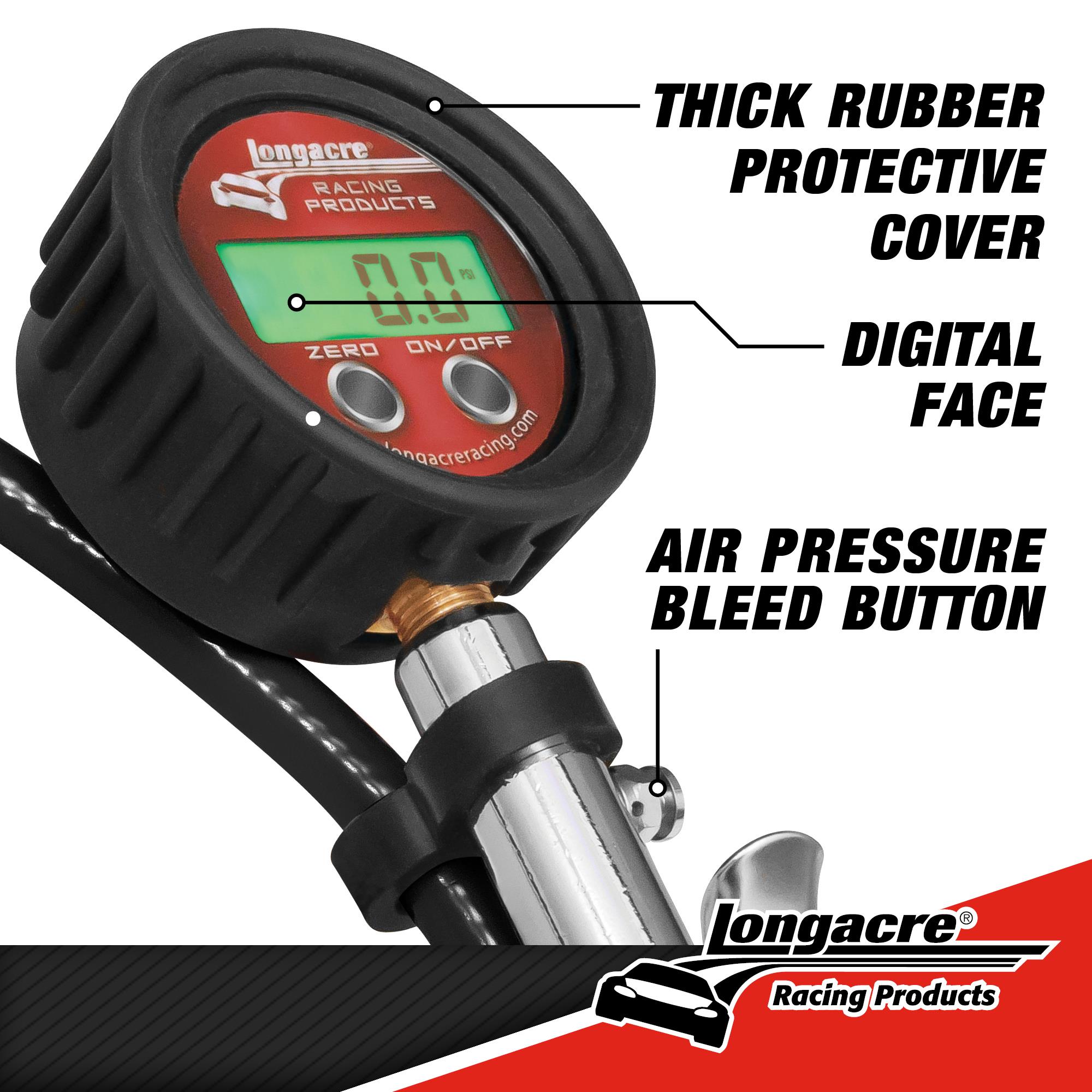 Digital Quick Fill Tire Pressure Gauge 0-60 psi