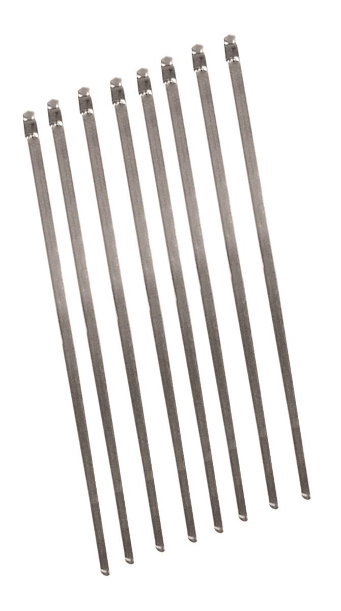 Stainless Steel Header Wrap Locking Ties - 8" - package of 8