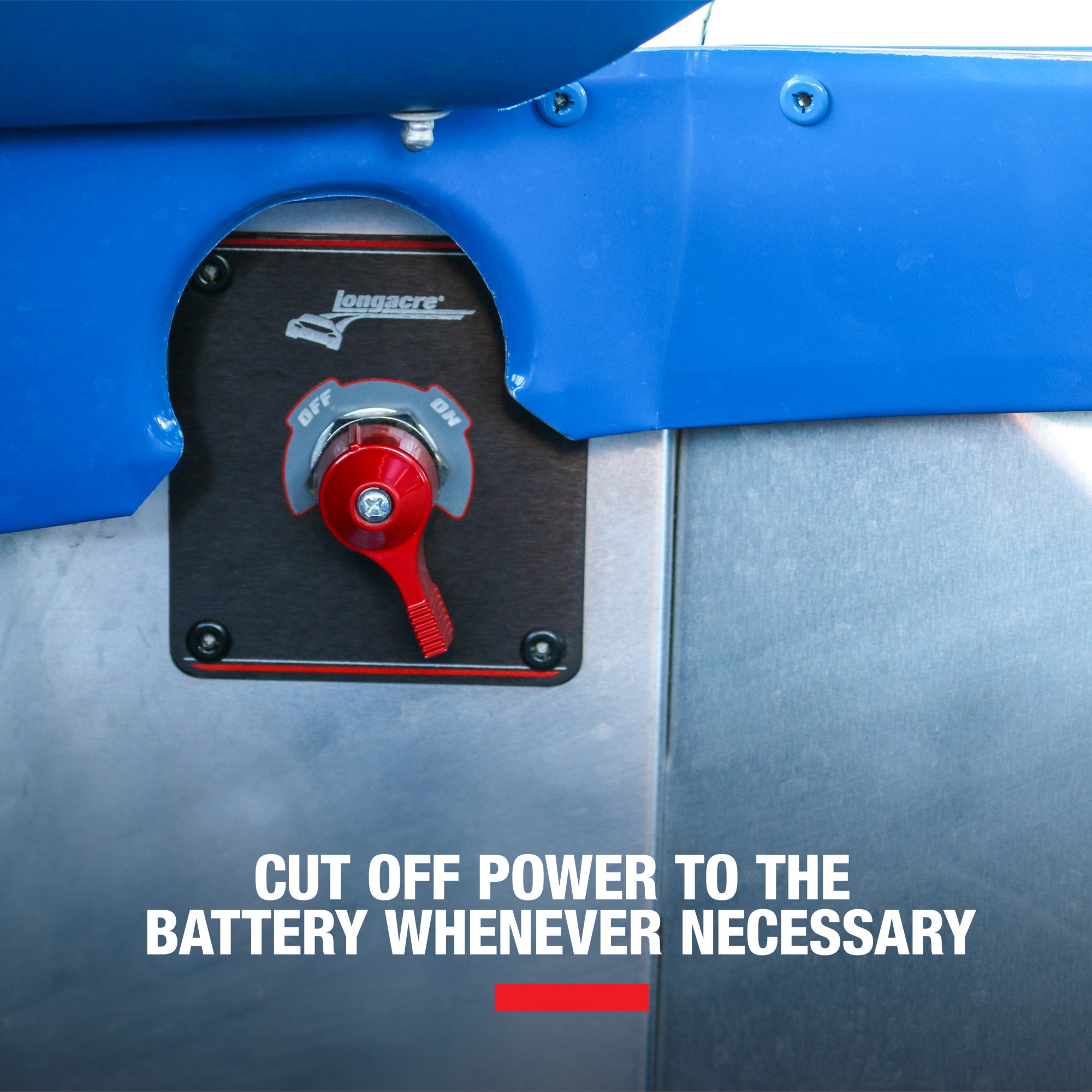 Manual Battery Disconnect Switch With Panel - 2 Terminal