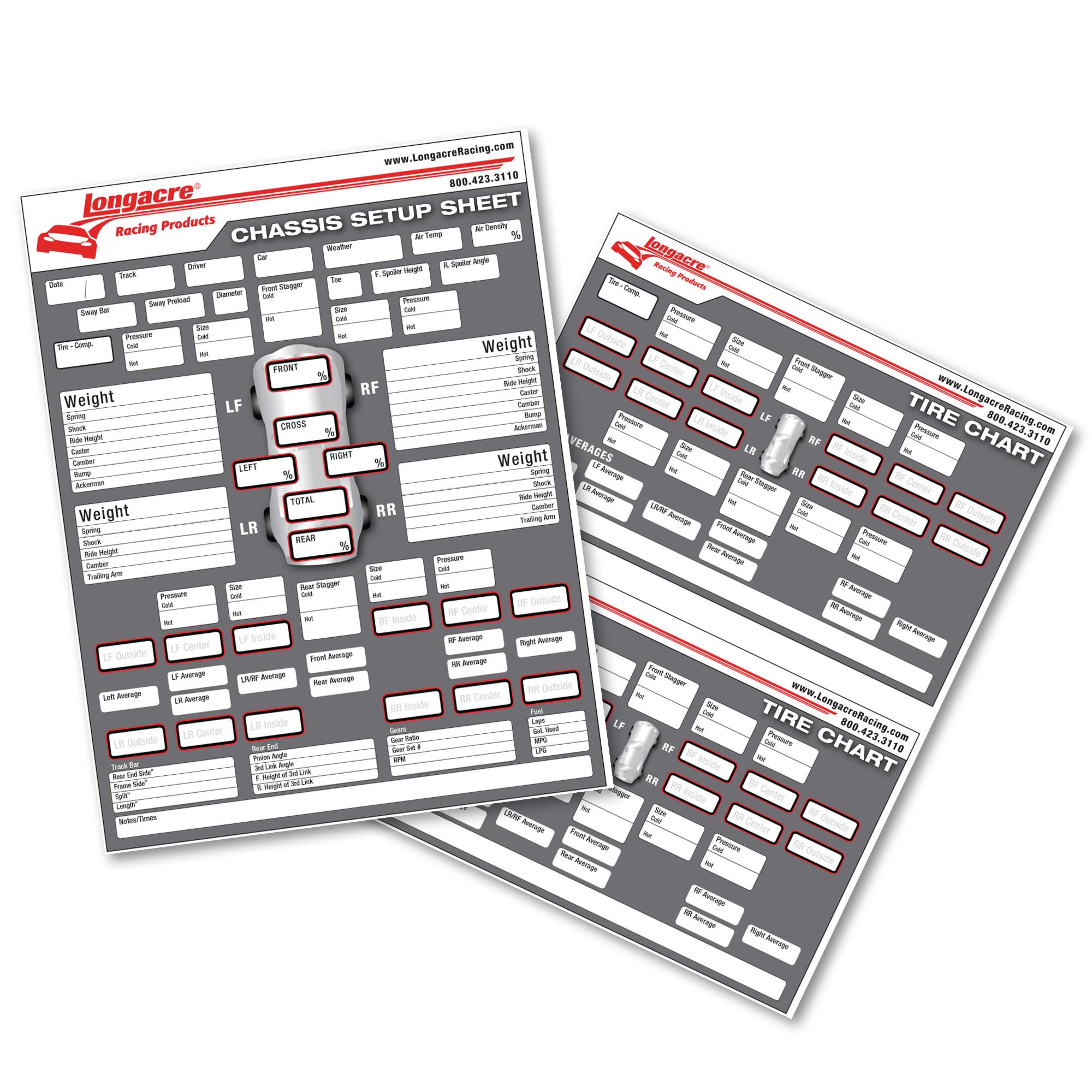 Chassis Set-up / Tire Chart