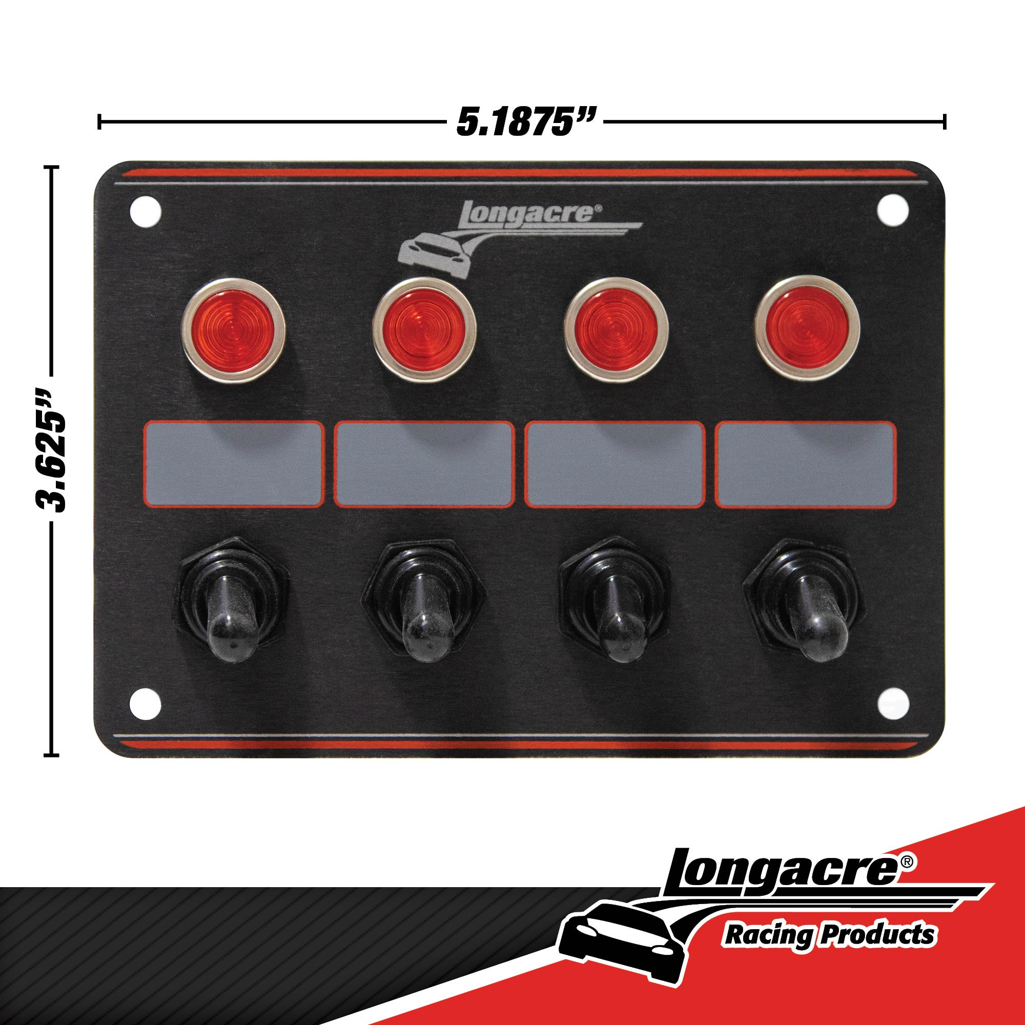 4 Accessory switch panel with 4 pilot lights