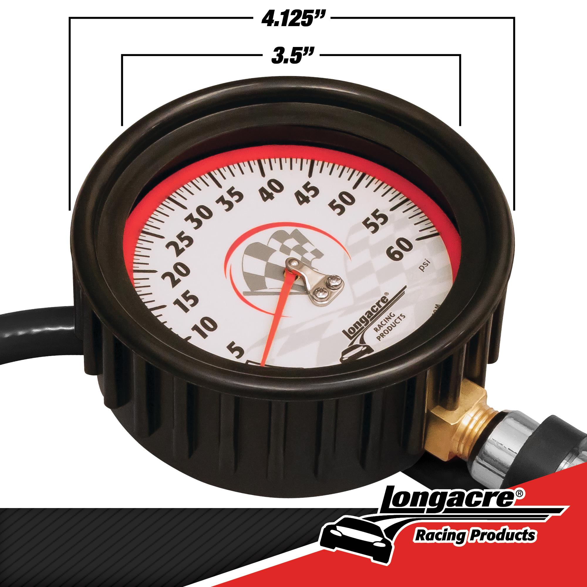 Magnum™ 3 ½” GID Quick Fill Tire Gauge 0-60 psi