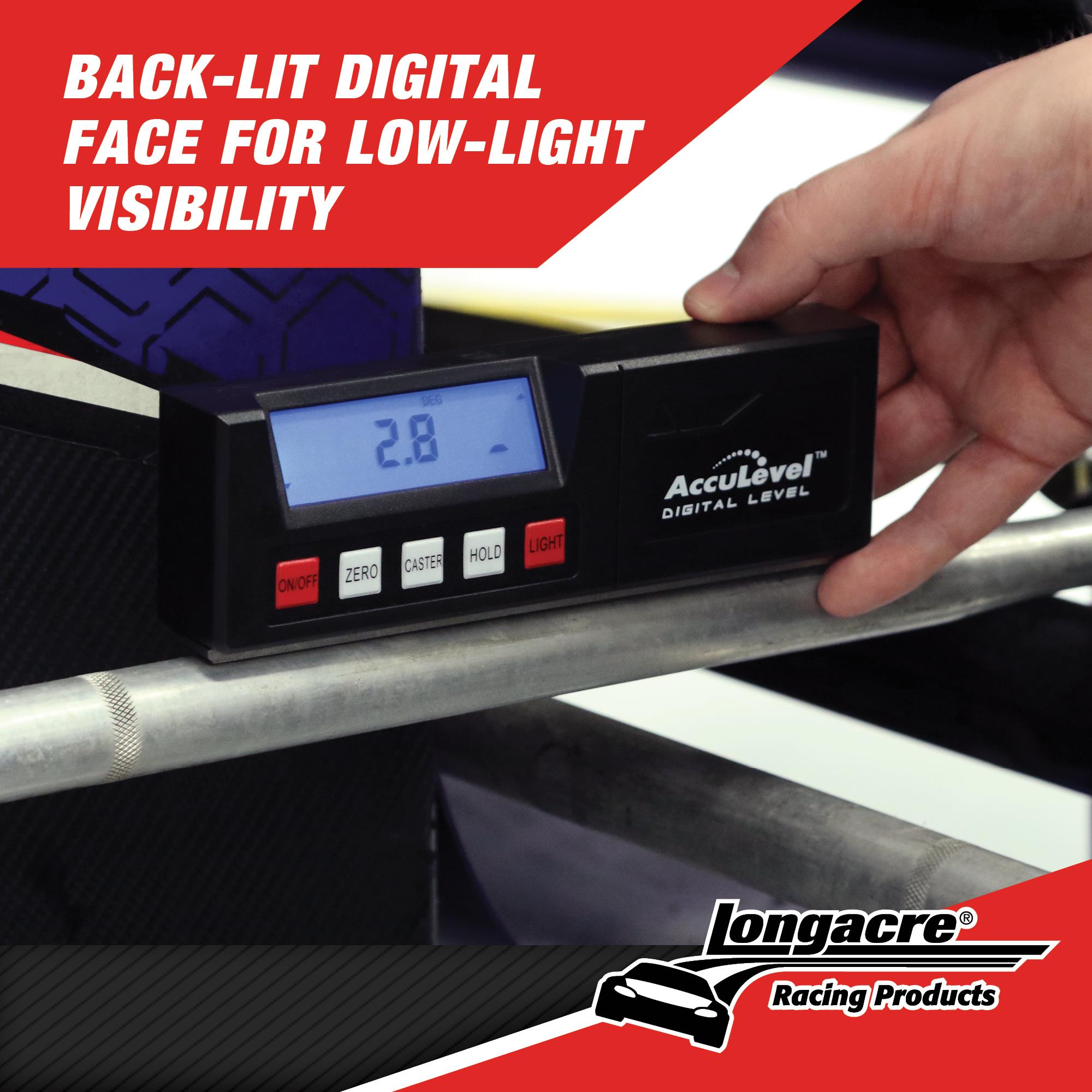 Digital C/C Gauge w AccuLevel™ and Quick Set™ Large Wheel Adapter