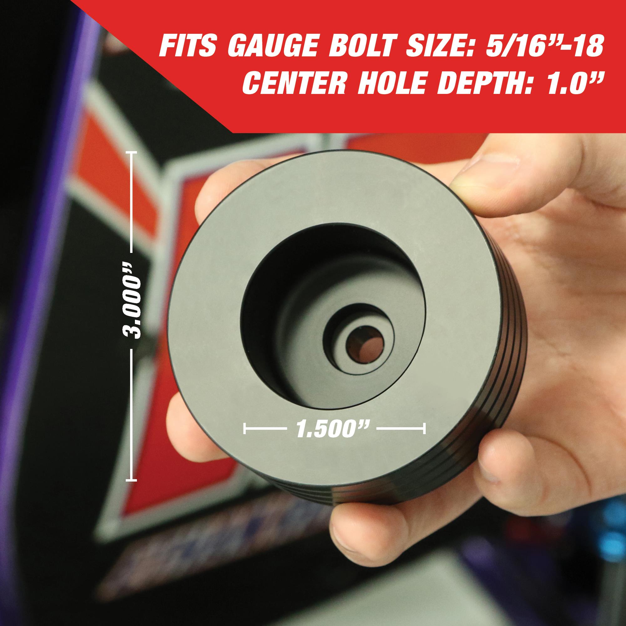 Billet Magnetic Caster Camber Gauge Adapter