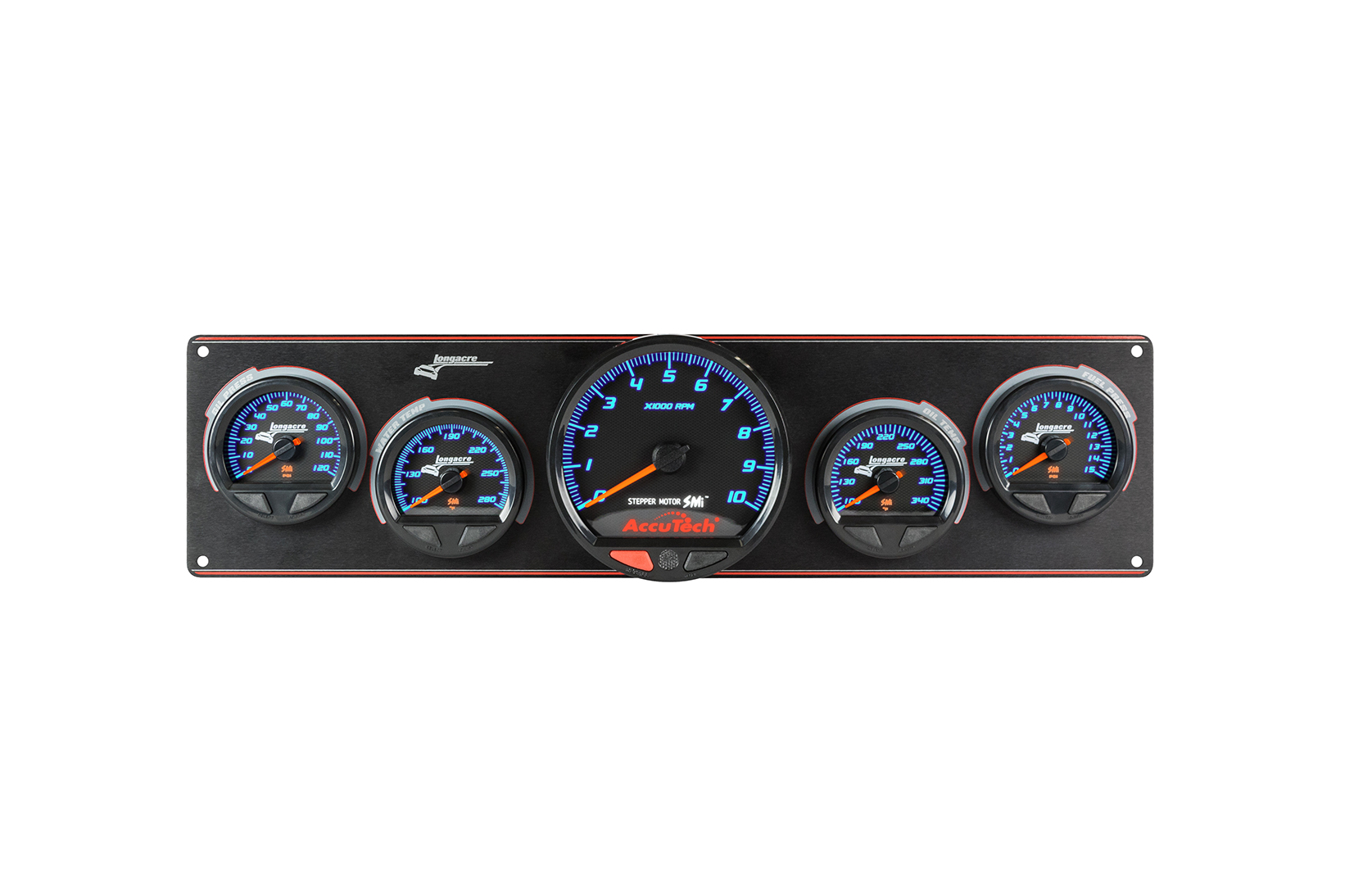 SMi™ Elite Waterproof Gauge Panel, 4 Gauge Oil Pressure/Water Temperature/Oil Temperature/Fuel Pressure 