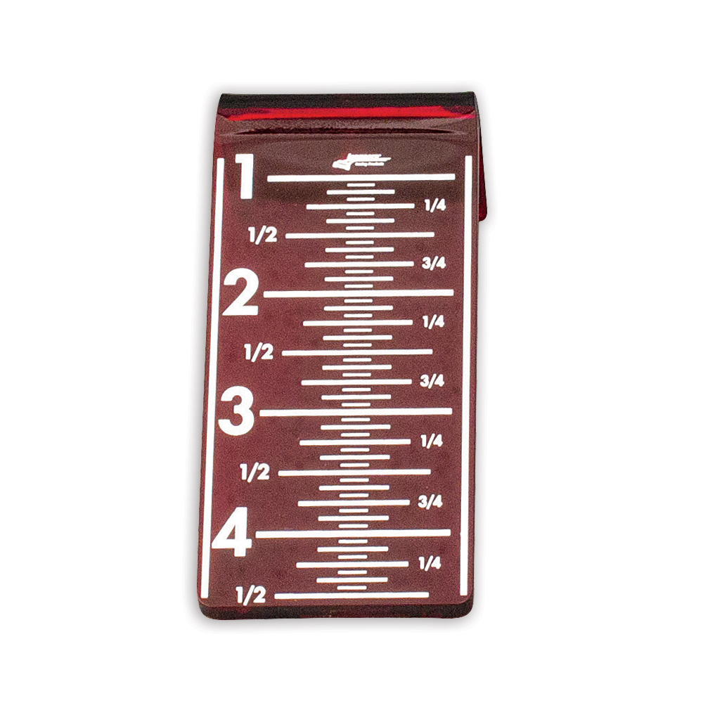 Laser Chassis Height Checker Target Only - 1" - 4-1/2"