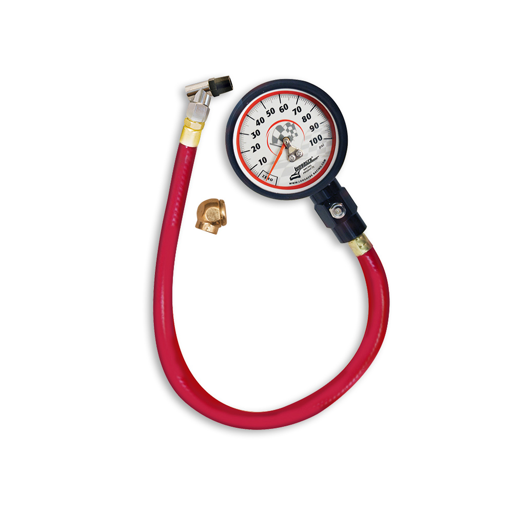 Longacre Deluxe 2 ½” Tire Gauge - 0-60 psi by 1/2 lb Longacre Deluxe 2 ½” Tire Gauge - 0-60 psi by 1/2 lb