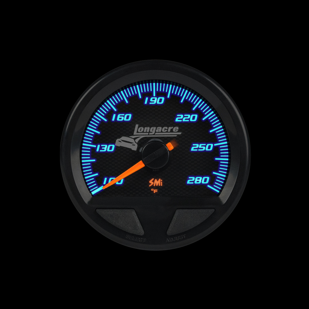 SMi™ Elite Waterproof Gauges, Water Temperature/Oil Temperature 100-280, Sensor Included