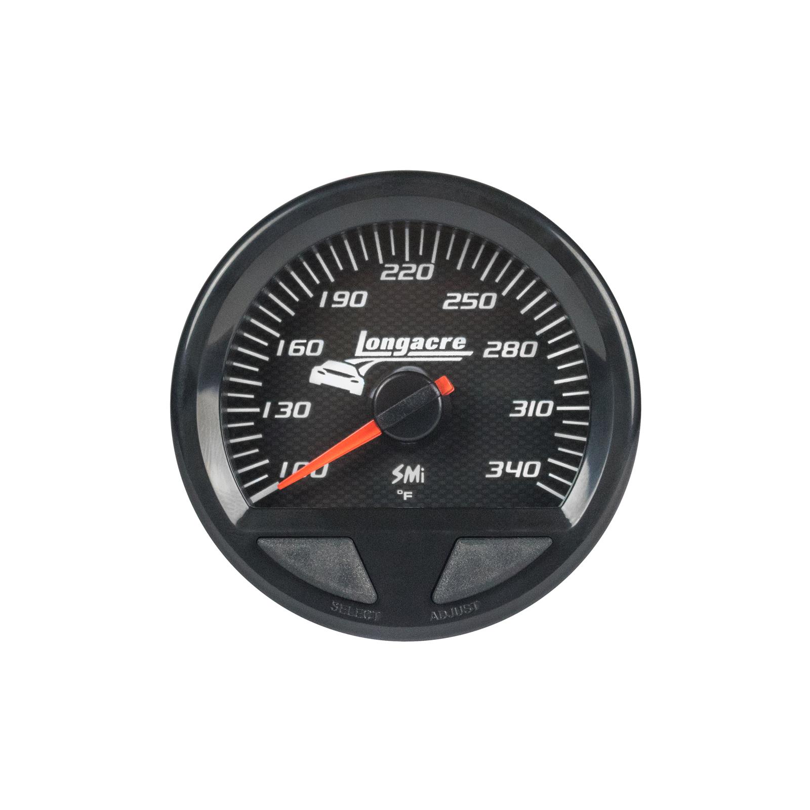 SMi™ Elite Waterproof Gauges, Oil Temperature/Water Temperature 100-340, Sensor Included