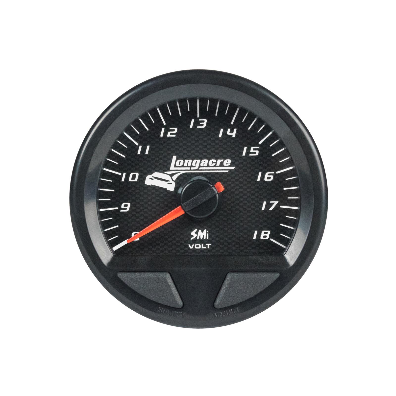 SMi™ Elite Waterproof Gauges, Volt Gauge 8-18, Sensor Included