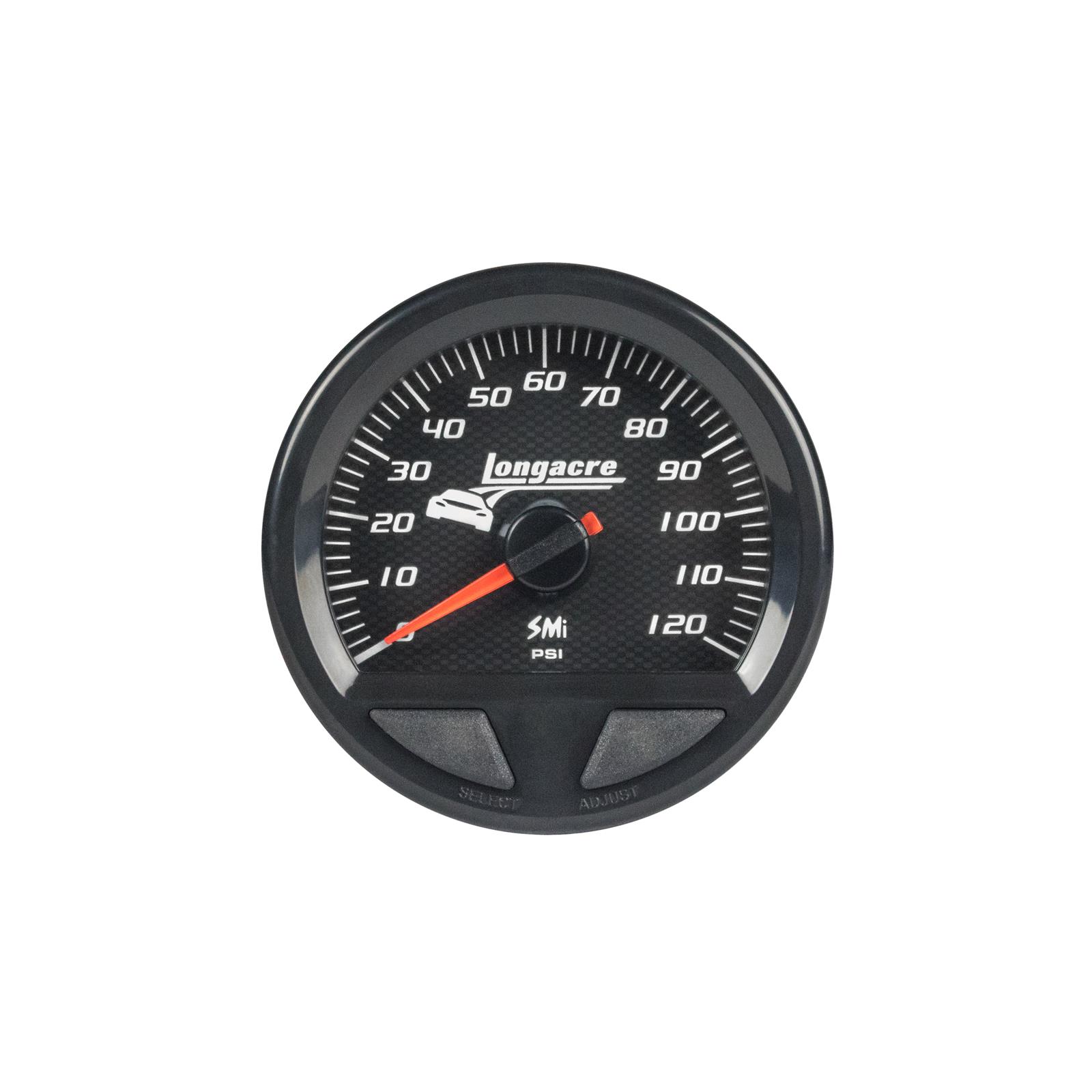 SMi™ Elite Waterproof Gauges, Oil Pressure 0-120 psi, Sensor Not Included