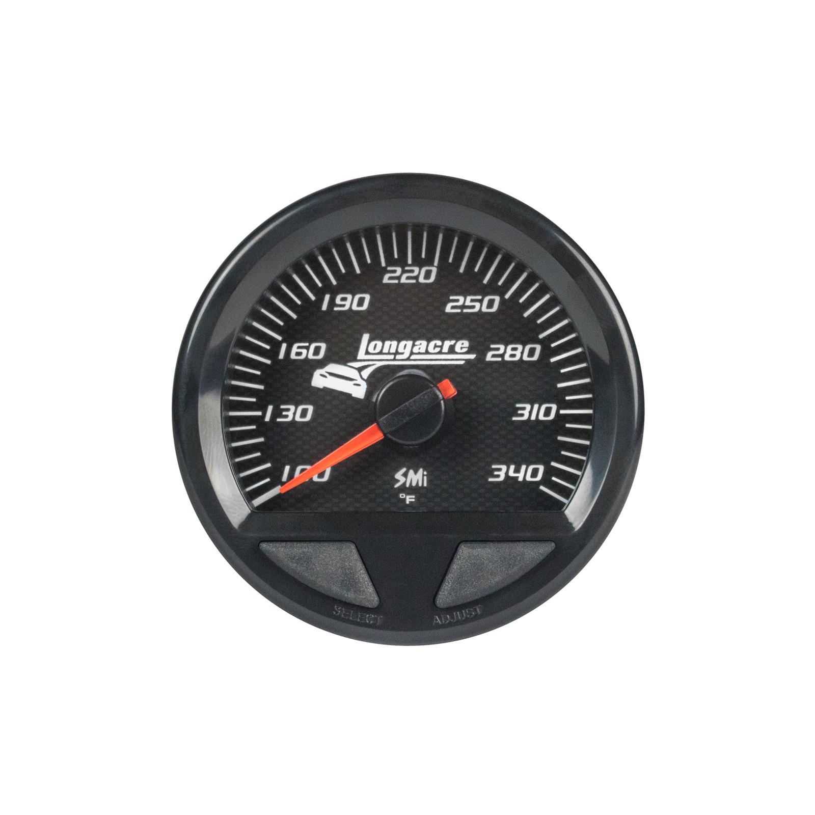 SMi™ Elite Waterproof Gauges, Oil Temperature/Water Temperature 100-340, Sensor Not Included