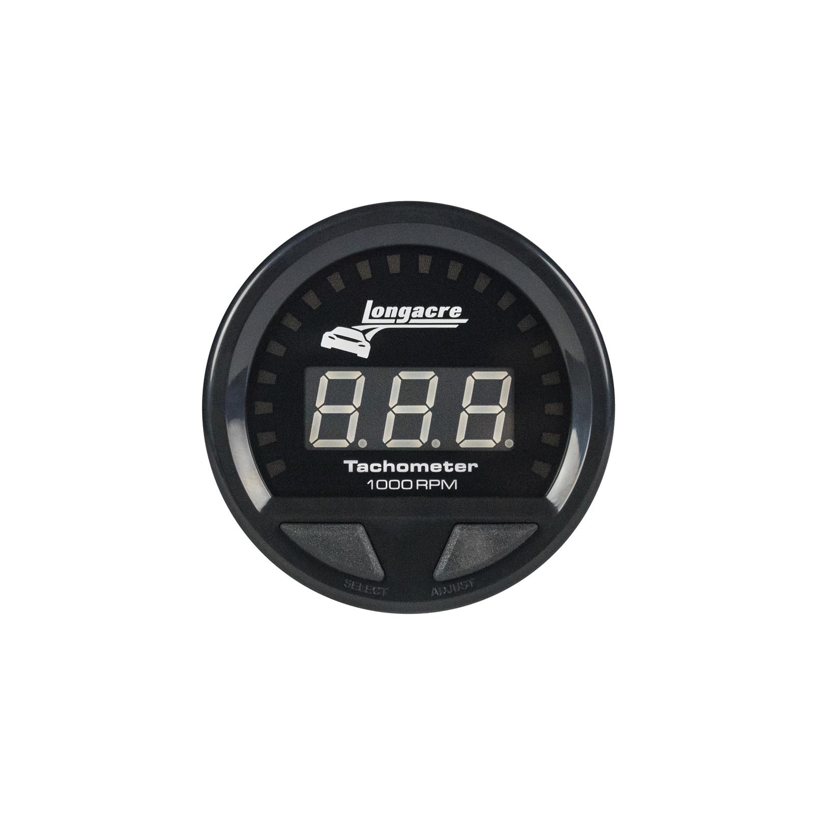 Digital Elite Waterproof Tachometer 2-5/8" Face