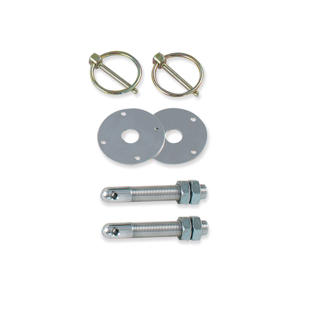 Aluminum Hood Pin Kit - 1/2"-20 Set of 2