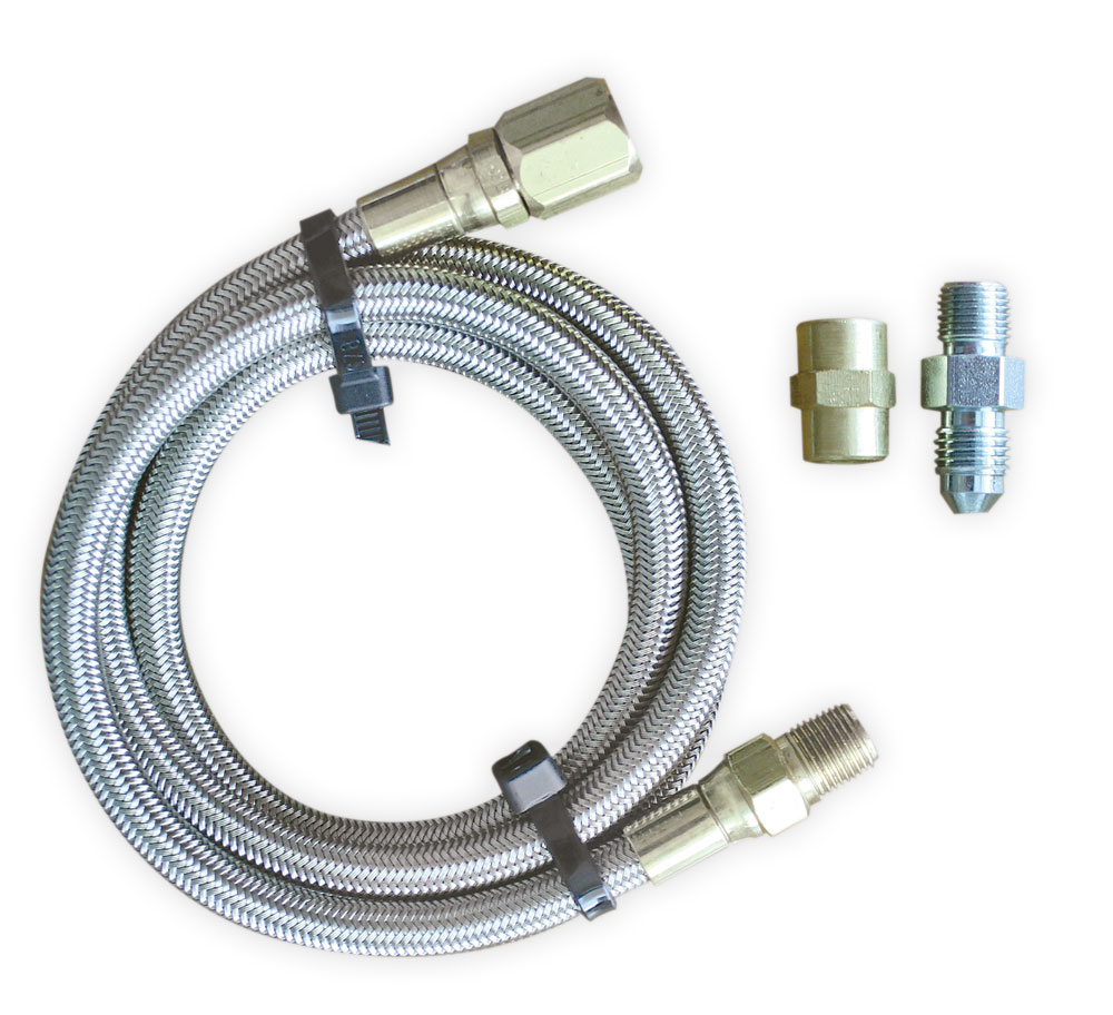 Longacre Steel Braided Gauge Line - 36 Longacre Steel Braided Gauge Line - 36