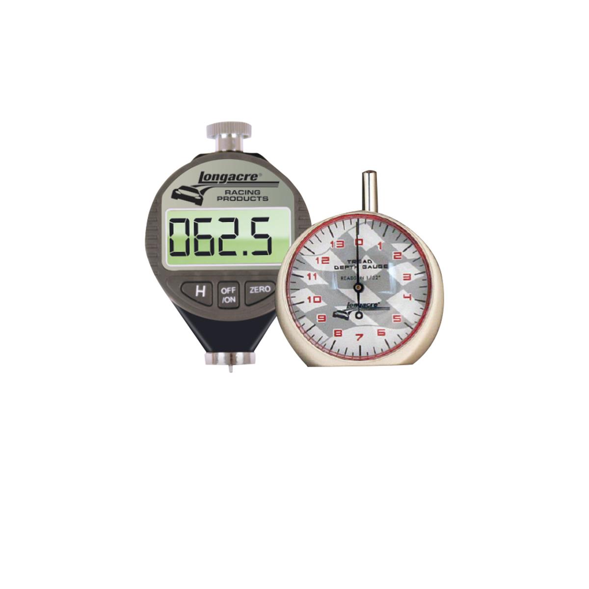 Tyre tread depths dial gauge