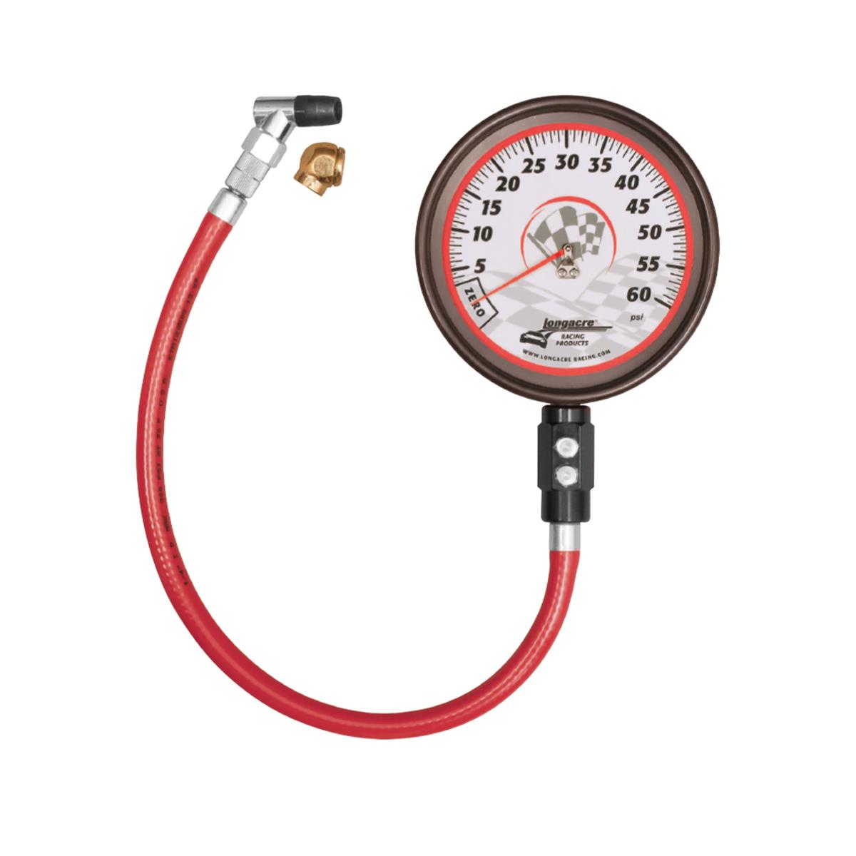 Pro Precision 4 ½” Tire Gauge 0-60 by ½” lb