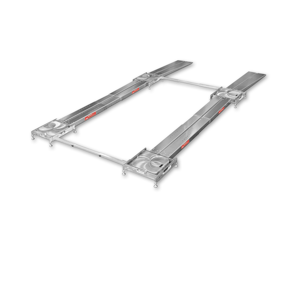 Adjustable Scale Platen Setup Fixture w Billet Pad Levelers