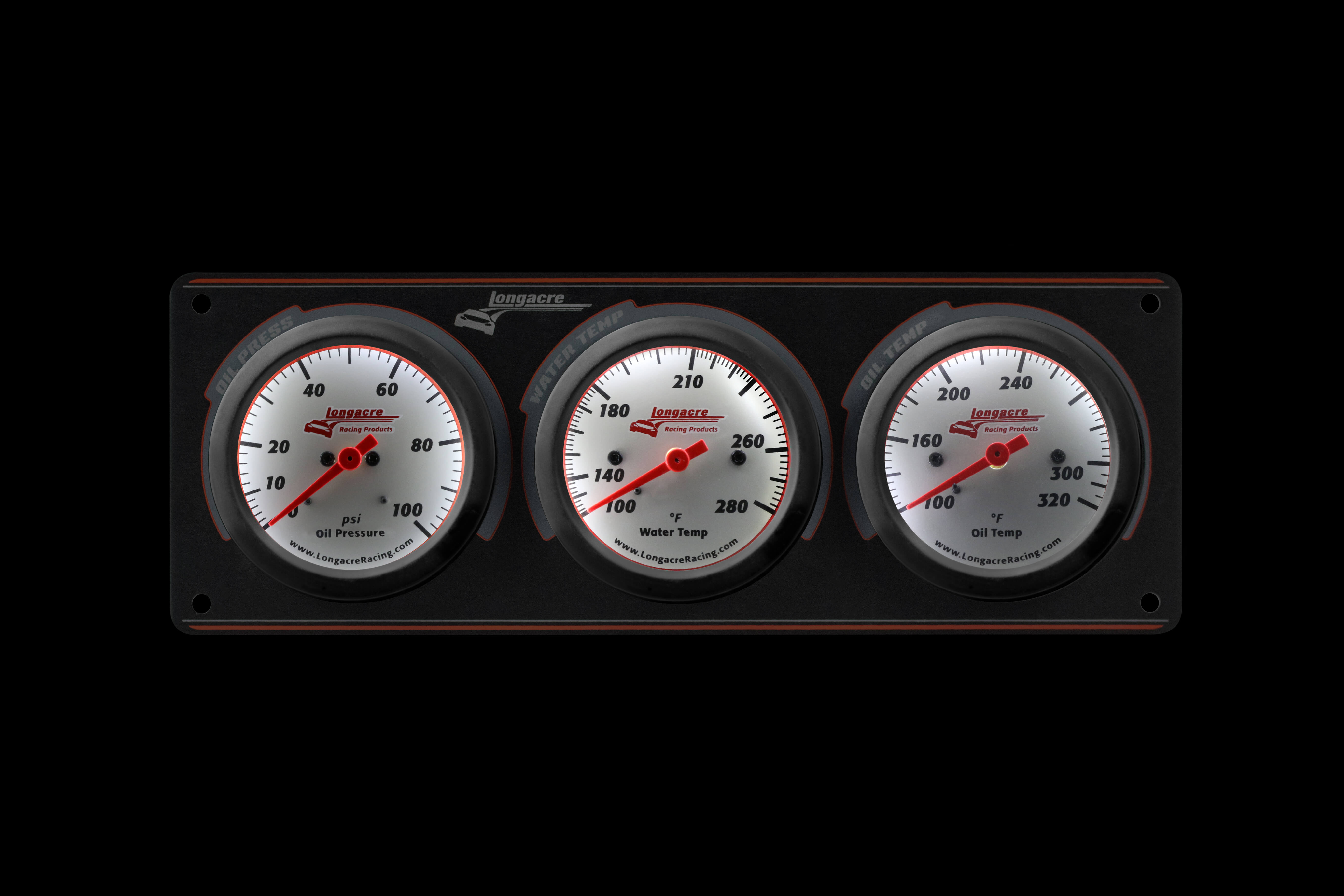 Sportsman™ Elite 3 Gauge Panel Oil Pressure, Water Temperature, Oil Temperature