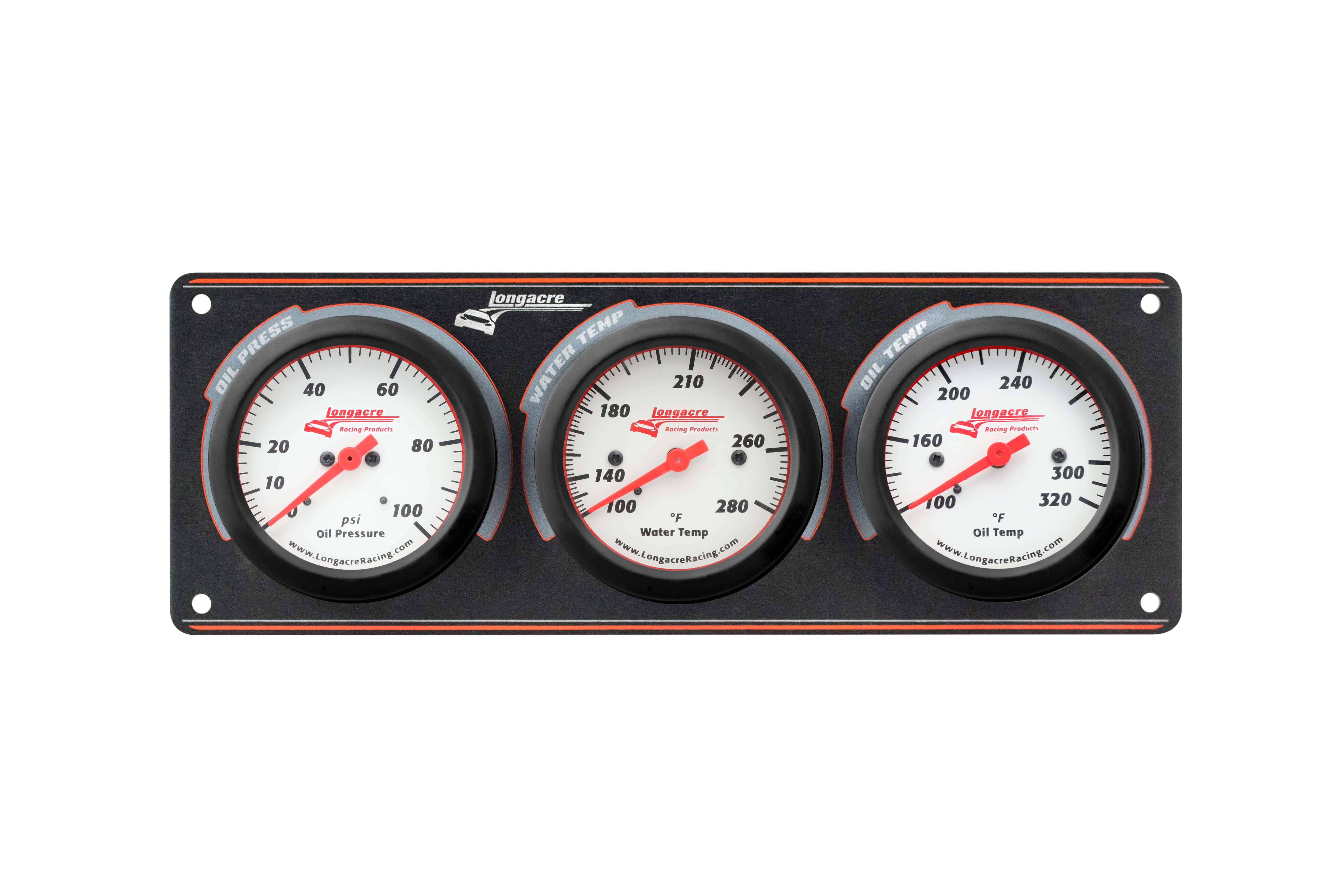 Sportsman™ Elite 3 Gauge Panel Oil Pressure, Water Temperature, Oil Temperature