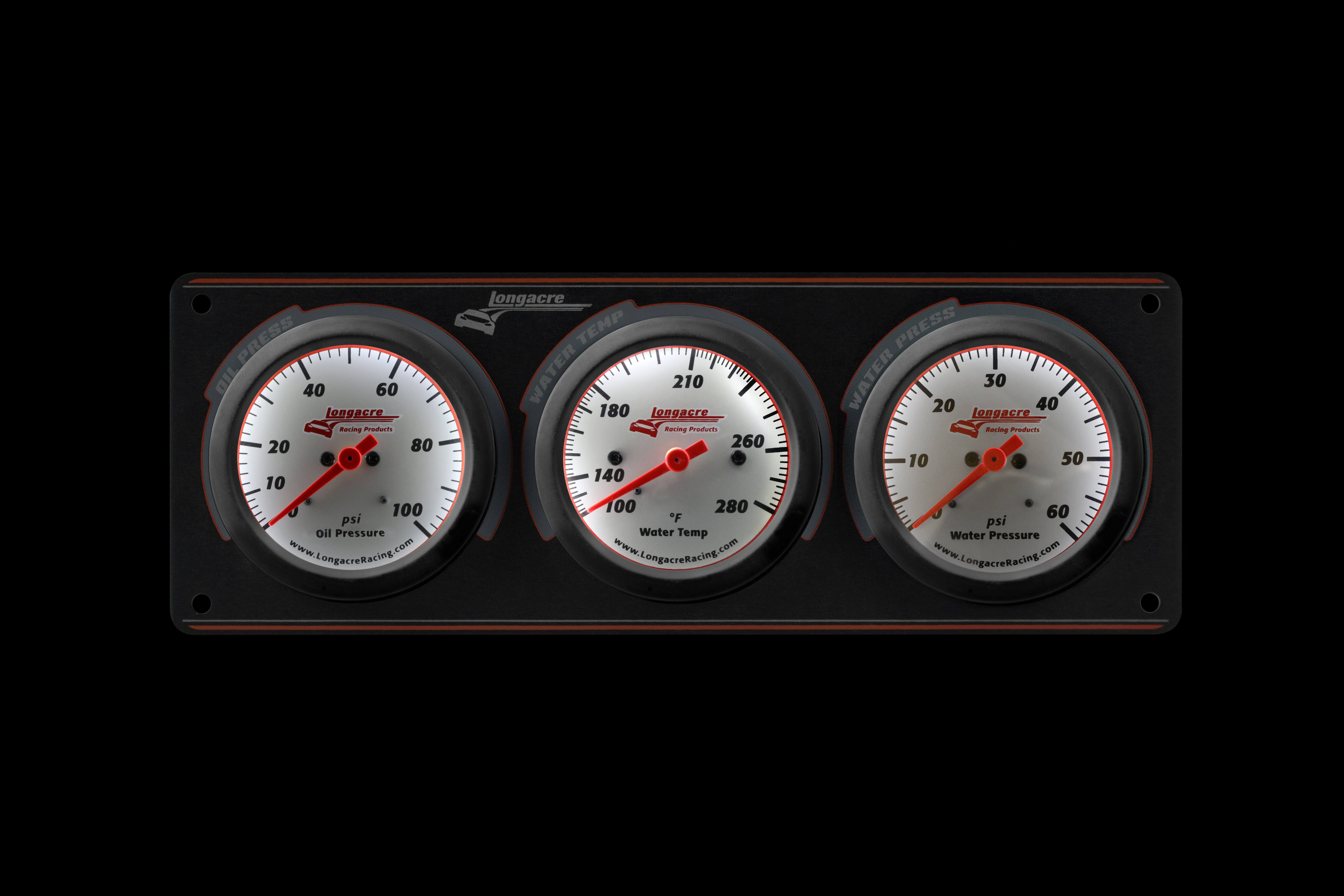 Sportsman™ Elite 3 Gauge Panel Oil Pressure, Water Temperature, Water Pressure