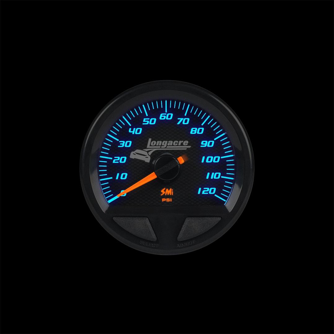 SMi™ Elite Waterproof Gauges, Oil Pressure 0-120 psi, Sensor Included