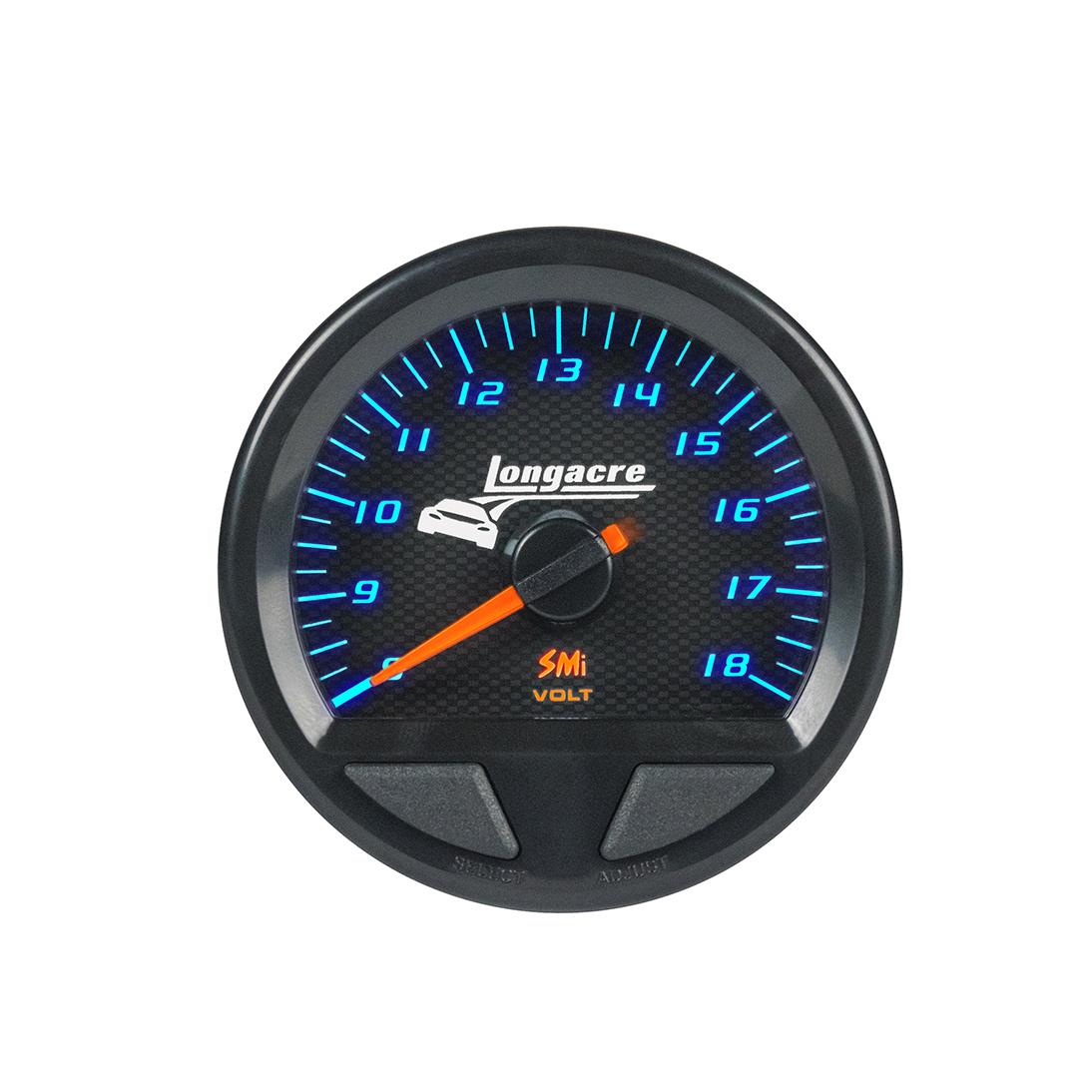 SMi™ Elite Waterproof Gauges, Volt Gauge 8-18, Sensor Included