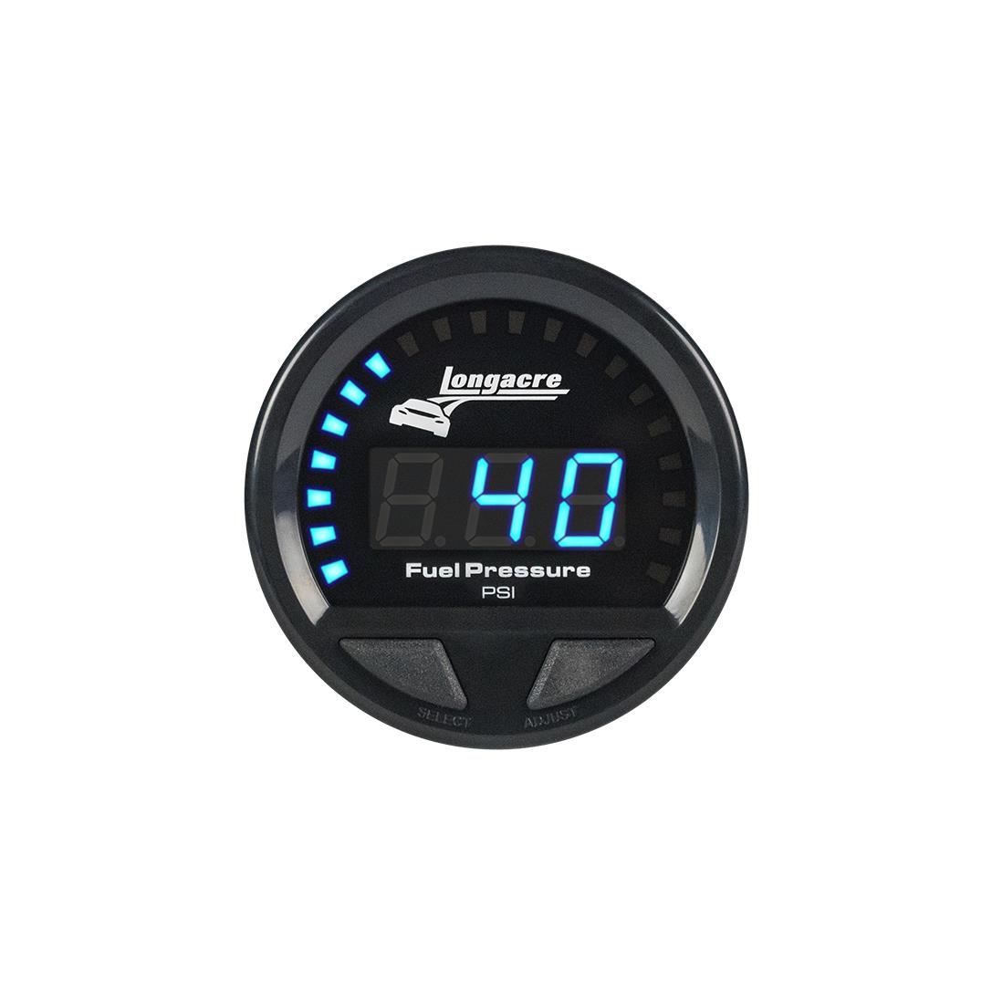 Digital Elite Waterproof Gauges, Fuel Pressure 0-120 psi, Sensor Included