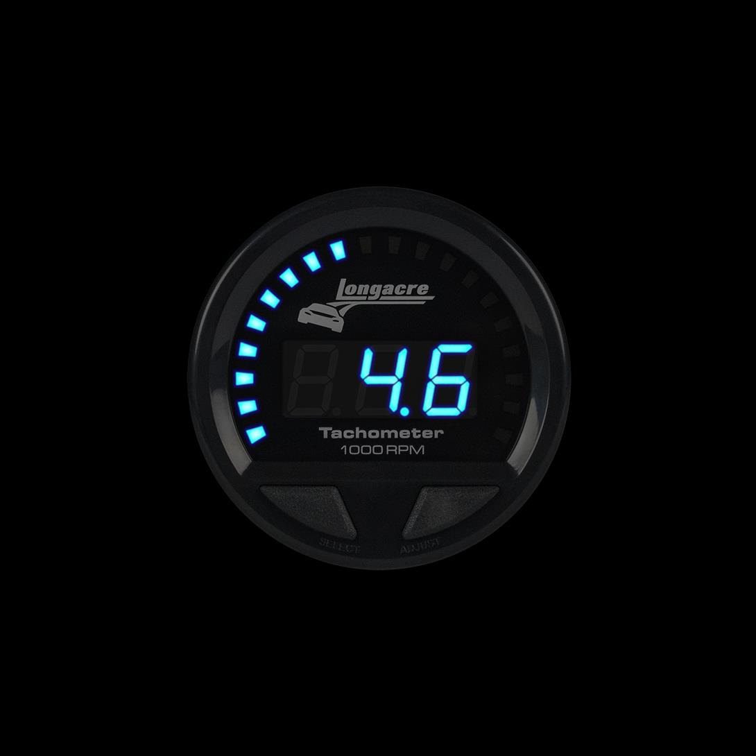 Digital Elite Waterproof Tachometer 2-5/8" Face